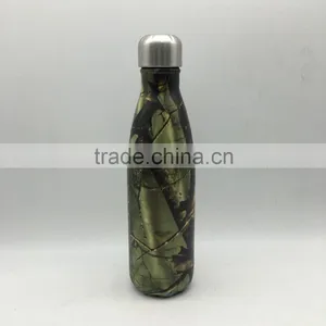 500ml Stainless Steel Bottle Insulated Bottle/ Vacuum Water Drinking Bottle Leaf Air Transfer thumbnail-2