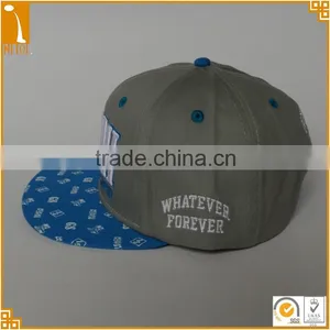 Custom 6 Panel 3D Embroidered Floral Sanpback Cap Whoesale thumbnail-3
