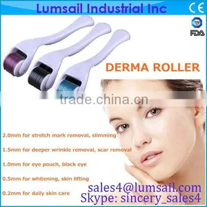 Electric Dermaroller Titanium for Wrinkle Removal Acne Scar Removal and Eye Bag thumbnail-1