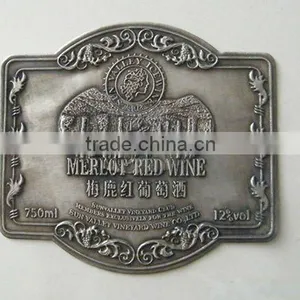 Stannum or Pewter Wine Label thumbnail-1