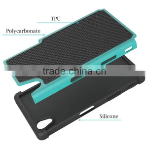 New Arrival Football Texture Rugged Silicone pc Back Cover Protective Case Moblie Phone Case for Sony Xperia z5 China thumbnail-6