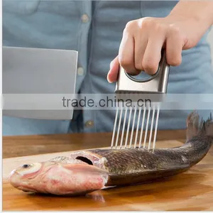 New Design Stainless Steel Onion Slicer Holder /onion Slicer /onion Cutter thumbnail-2
