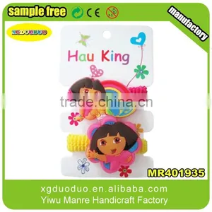 New Design Happy Girl Elastic Hair Band/hair Rubber Band thumbnail-1