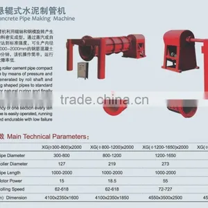 XG Series Drainage Concrete Pipe Making Machine, Cement Pipe Making Machine thumbnail-1