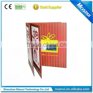 Christmas Gift 4.3 "Wedding Video Greeting Cards With 256MB Memory thumbnail-1