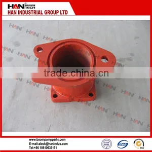 Schwing Concrete Pump Double Layer Elbow Delivery Pipe Concrete Pump Spare Parts for Putzmeister thumbnail-4
