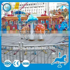 Children Electric Train Toy for Sale! China Supplier Lino Electric Elephant Ride on Train With Tracks thumbnail-5