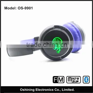 Various Color Flash Light Wireless Bluetooth Earphone( OS-YS9901) thumbnail-1