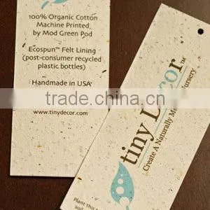 Full Color Printing Jeans/Garment Paper Hang Tag thumbnail-1