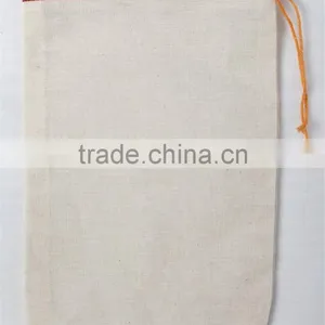 Wholasale Printed Muslin Cotton Drawstring Bag thumbnail-1