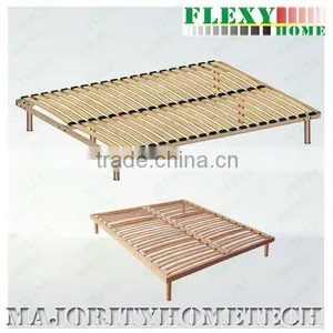 Slat Bed Base - Mattress Support Frame -- Metal Bed Base thumbnail-1