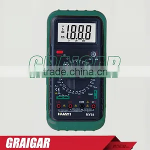 MY64 Digital Multimeter Voltmeter Ohm Electrical & AC/DC Professional Electric Voltmeter Ammeter thumbnail-1