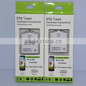 OTG 5 in 1 Smart Card Reader Writer Micro sd Card Reader Usb 3.0 Card Reader thumbnail-5