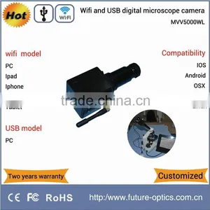5.0MP HD Wireless Wifi and USB Digital Microscope Camera Support With ISO, OSX, Android, Windows and Linux thumbnail-1