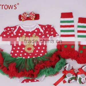 Wholesale Baby Girl Boutique Clothing Sets Cheap Baby Girl Clothes Flower Girl Tutu Dresses thumbnail-4