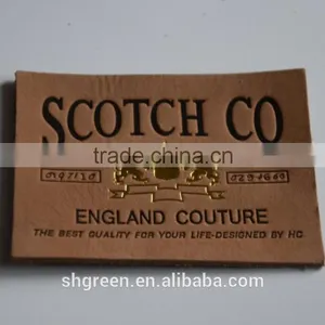 Vogue Jeans True Leather Patch With Shiny Gold Logo thumbnail-1