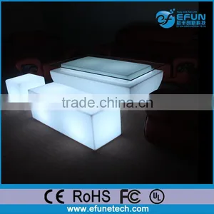 Rechargeable Color Changing Led Bar Table,nightclub Illuminated Led Furniture thumbnail-4