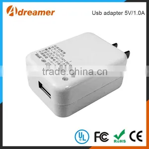Hot Free Sample 5V/1.0A Cellphone / Tablet PC Home Wall Charger Power Travel Usb Adapter thumbnail-1