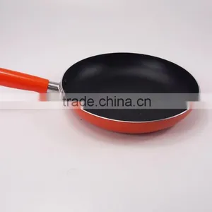 High Quality Orange 16/18/20/22CM Die Casting Aluminum Cookware Set With Glass Lid thumbnail-6