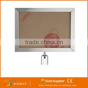 Retractable Belt Barrier Stanchion Post Crowd Control Barrier thumbnail-3