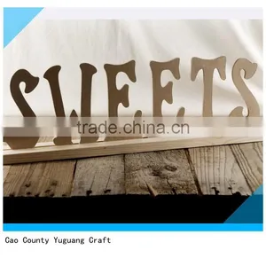 Wood Sign "SWEETS" Letter thumbnail-1
