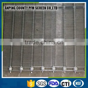 NST Certification 304ss Compound Balance Weave Flat Flex Conveyor Belt thumbnail-3