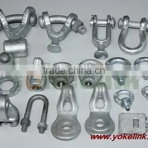 1/2''galvanized Rod Grounding Earthing Clamp for Pole Line Hardware thumbnail-2