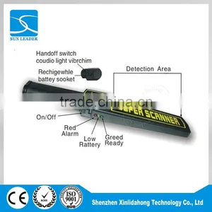 Wide Scanning Range and Highest Sensitivity Guard Detecting Portable Metal Sensor Detector GP3003B thumbnail-1