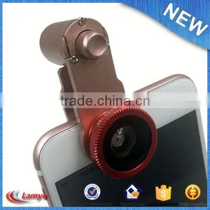 2016 Wide Angle Macro Camera Lens 3 in 1 Cell Phone Lens External Camera for Smart Phones thumbnail-4
