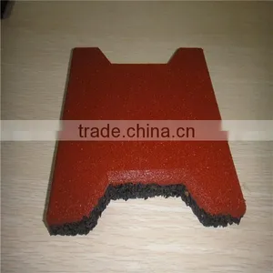 God Sale Super Quality Rubber Floor Tiles in Garden thumbnail-6