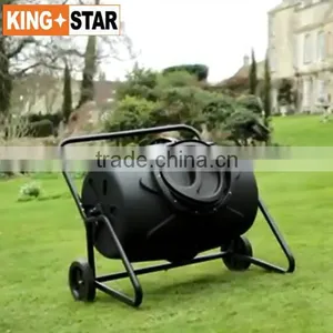 190L New Plastic Outdoor Tumbler Compost thumbnail-1