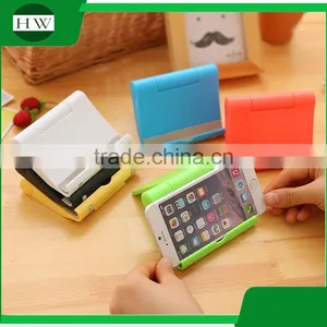 Multi Mini Plastic Silicone Portable Foldable Folding Desktop Table Pad Cell Mobile Phone Bracket Stand Support Holder thumbnail-1