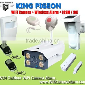 King Pigeon Wireless Outdoor WiFi Camera Alarm +GSM/3G Home Alarm System thumbnail-2