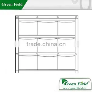 Green Field Vertical Garden Drip Irrigation System, Wall-Hanging Flower Pots thumbnail-1
