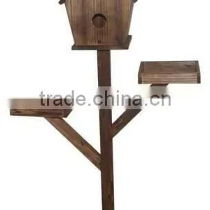 Wooden Spike Bird House Table thumbnail-1