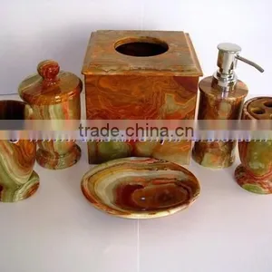 Luxury Colorful Free Sample for Natural ONYX BATHROOM ACCESSORIES COLLECTION thumbnail-1