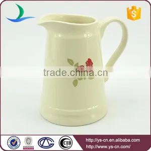 YSj0010-03 Wholesale Flowee Decal Stoneware Bathroom Jug thumbnail-1