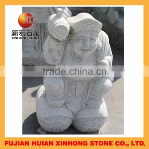 Seven Luck Gods Stone Buddha Statue for Garden Decoration thumbnail-1