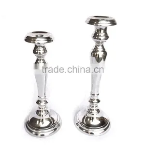 Aluminum Metal Pillar Holder Candle Holder Set thumbnail-1