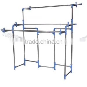Double Three Transfer Shapes Clothes Rack and Blanket Drying Rack thumbnail-1