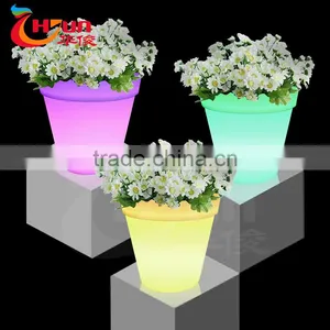Battery Led Planter/decorative Flowerpot/modern Beauty Planter thumbnail-1