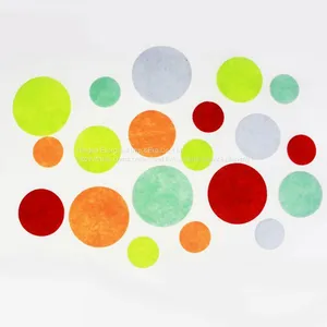 Colorful Felt Circle Sticker thumbnail-1