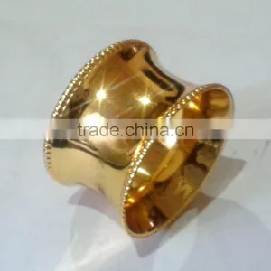 Decorative Metal Napkin Rings, Wedding Napkin Ring, Handmade Napkin Rings thumbnail-3