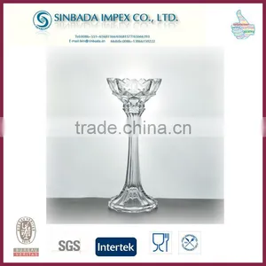 Factory Supply High Quality Glassware Lotus Candle Holder thumbnail-1