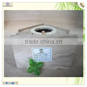 Sun Flower Door Swing Wood Bird Nest Cage thumbnail-6