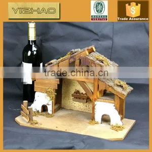 Made in China Christmas Unfinished Homemade Cheap Outdoor Antique Wood Nativity Scene Craft thumbnail-4