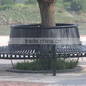 Stainless Steel Round Tree Bench thumbnail-5