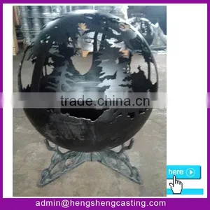 Outdoor BBQ Grill Fire Pit Garden Fire Pit Bowl S235 Firepit Burner thumbnail-1