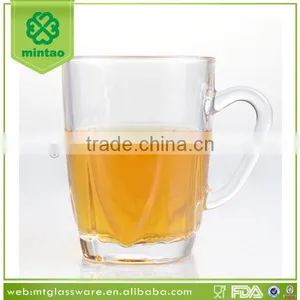 Glass Beer Cup With Handle Mini Beer Mug Glass Tea Cup Mug thumbnail-2