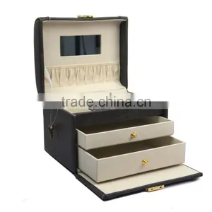 2015 Popular Elegant Custom Style Pu Leather Jewelry Case And Lock Organizer thumbnail-1